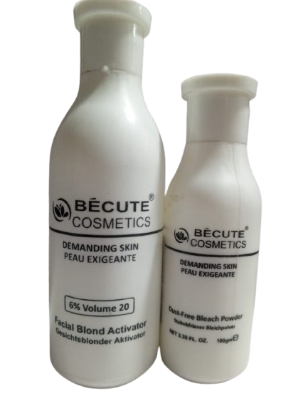 Becute Skin Polish Set – Bleach Powder & Facial Blonde Activator For Radiant And Even Skin Tone