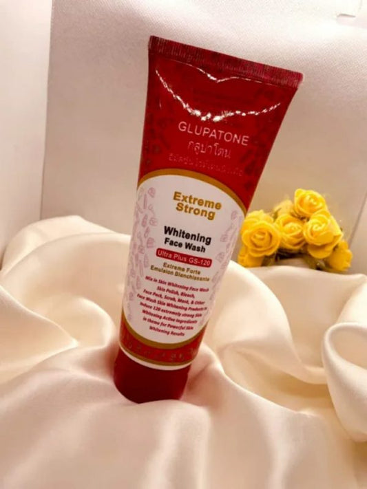 Glupatone Whitening Face Wash Gs 120 | Extreme Strong Powerful Whitening For Clear Skin 60ml
